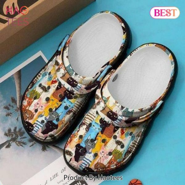 Lovely Teams Cat Personalized 10 Gift For Lover Rubber Crocs Clog Shoes Comfy Footwear