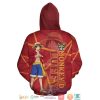 Luffy Cosplay One Piece Anime 3D Over Printed Hoodie