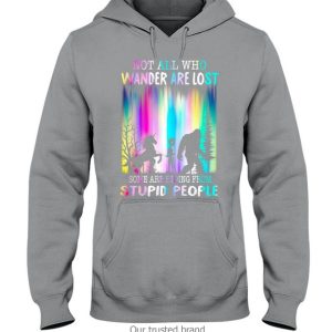 Lying Saucers And Aliens Not All Who Wander Are Lost Some Are Hiding Shirt