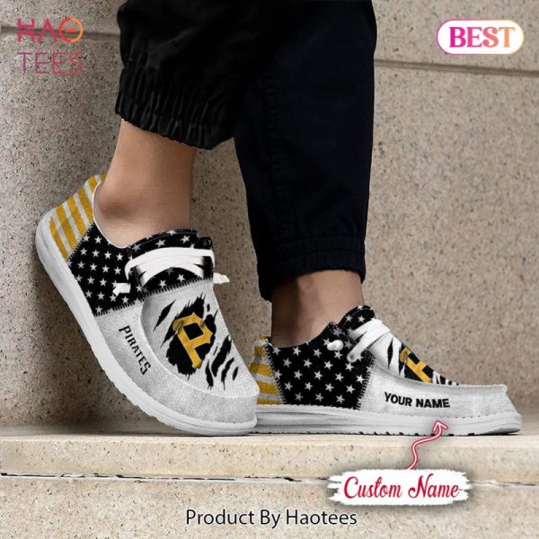 MLB Pittsburgh Pirates Custom Name Hey Dude Shoes