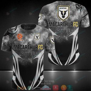 Macarthur Fc Black 3D Hoodie