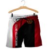 Manchester United White Red Black 3D Shirt