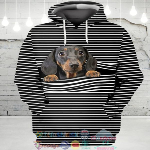 Mark Dog Dachshund 3D Hoodie