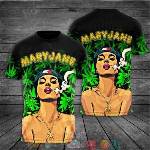 Mary Jane Cannabis 3D Hoodie