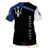 Maserati Black Blue 3D Shirt