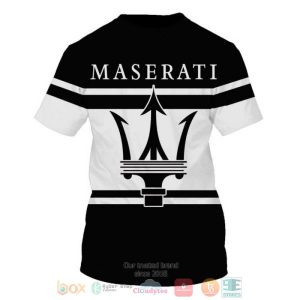 Maserati Black White 3D Shirt