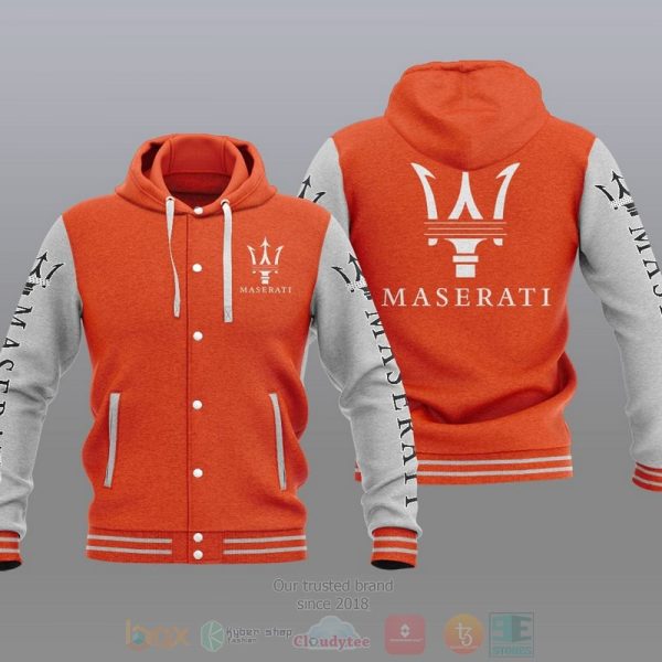 Maserati Car Baseball Jacket Hoodie