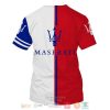 Maserati Company Red Blue 3D Shirt