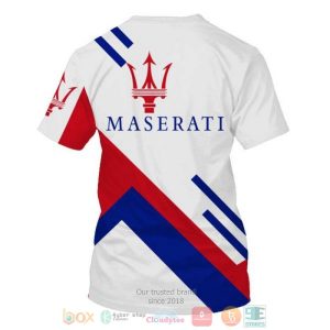 Maserati Company White 3D Shirt