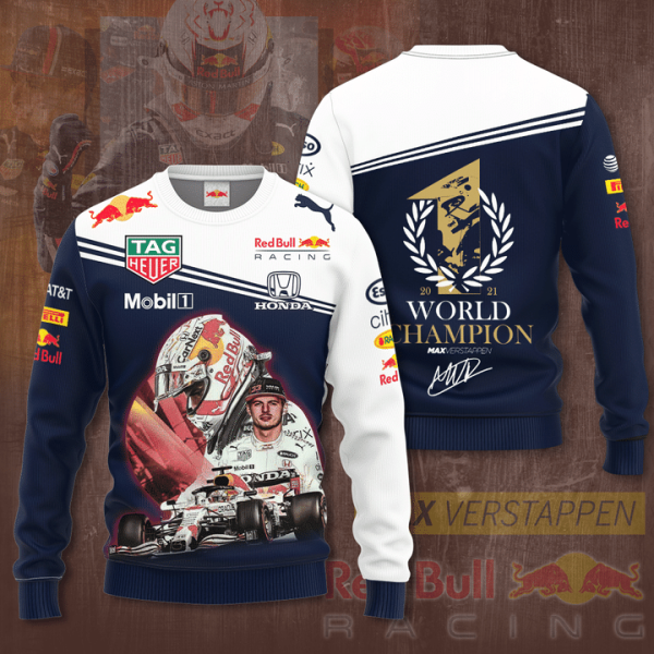 Max Verstappen F1 Redbull Honda World Champion 3D Shirt