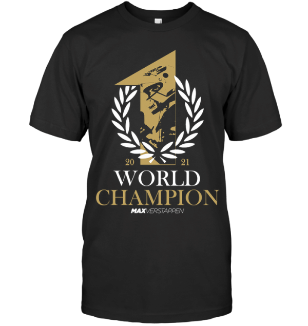 Max Verstappen World Champion 2021 3D Shirt