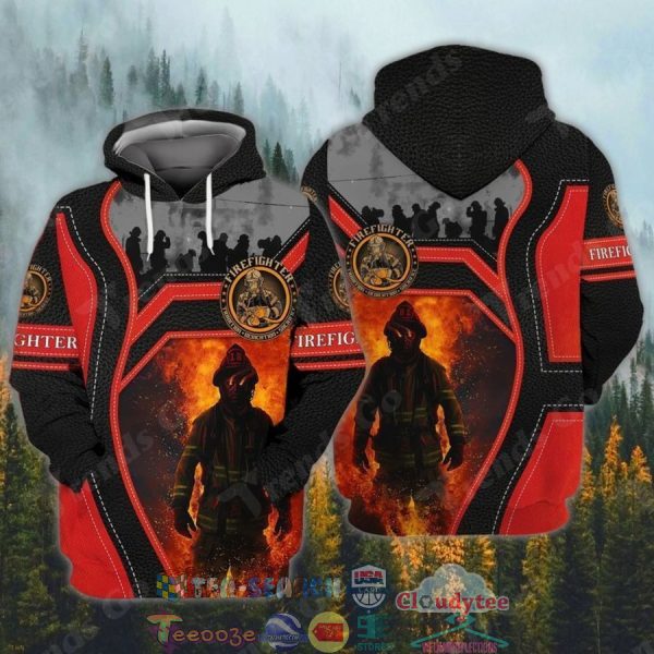 Memorial Day Firefighter 3D Hoodie