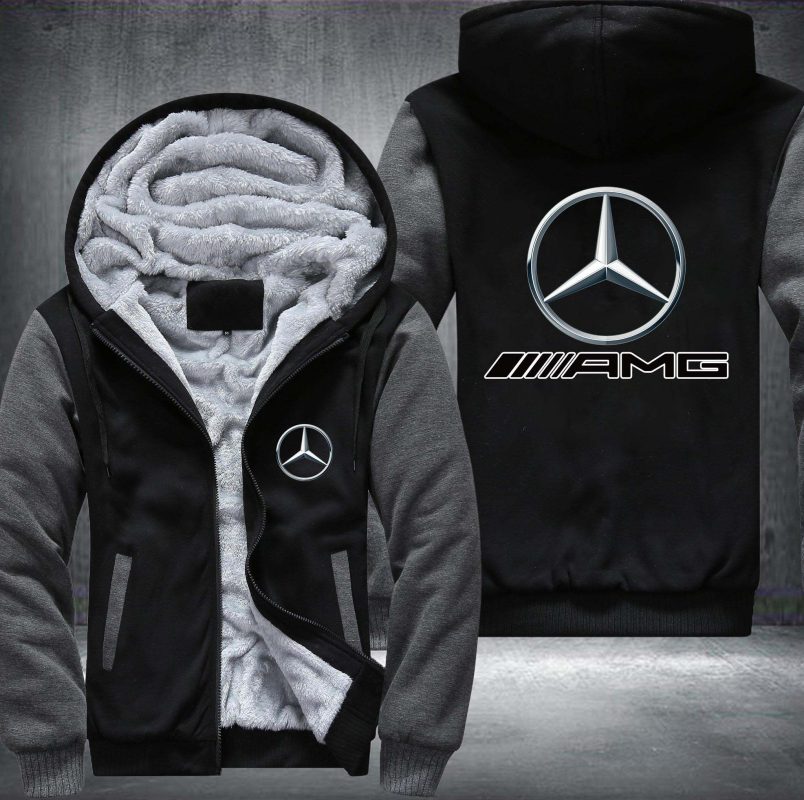 Mercedes Amg Fleece Hoodie Jacket Hot Sale 2024