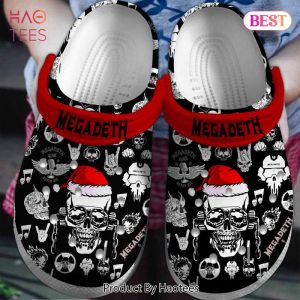 Merry Christmas Megadeth Music Crocs Crocband Clogs Shoes Comfortable For Men Women and Kids