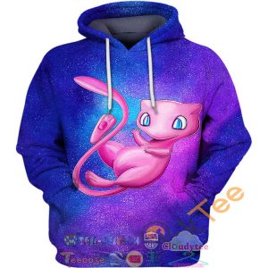 Mew Galaxy Pokemon Hoodie 3D