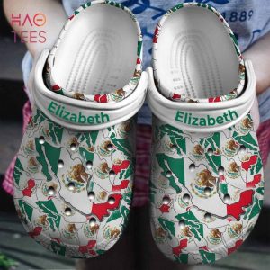 Mexico Flag Personalized Crocs Shoes