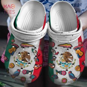 Mexico Flag Symbol Crocs Shoes