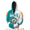 Miami Dolphins All Time Greats 3D Full All Over Print Shirt