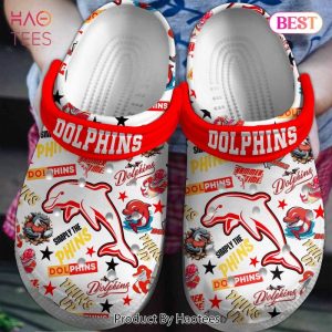 Miami Dolphins NFL Sport Crocs Crocband Clogs Shoes Comfortable For Men Women and Kids