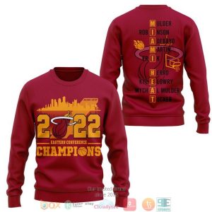 Miami Heat Eastern Conference Champions 2022 3D Shirt