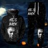 Michael Myers He’S Back Full Print Combo Hoodie And Sweatpants