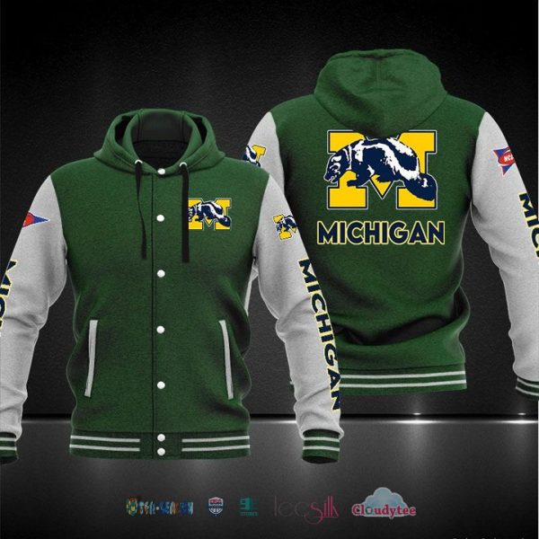 Michigan Wolverines Baseball Hoodie Jacket