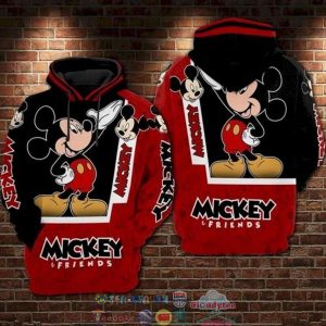 Mickey And Friends 3D Hoodie