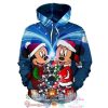 Mickey And Minnie Christmas 3D Hoodie