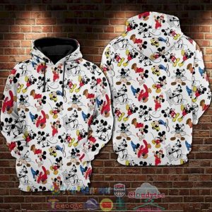 Mickey And Minnie Mouse 3D Hoodie