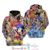 Mickey Mouse Glitter Castle Disney It’S Magic Hoodie 3D