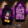 Mickey Mouse I’M A Disney Princess 3D Hoodie