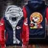 Mickey Mouse Nfl Kansas City Chiefs 3D Fleece Hoodie