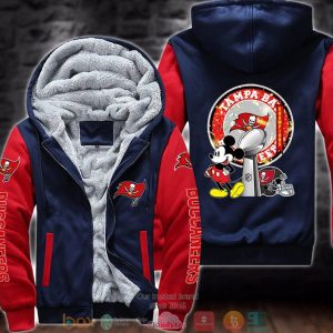 Mickey Mouse Nfl Tampa Bay Buccaneers 3D Fleece Hoodie