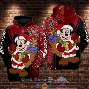 Mickey Santa Claus Christmas 3D Hoodie