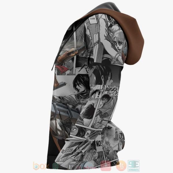 Mikasa Ackerman Custom Attack On Titan Anime 3D Hoodie