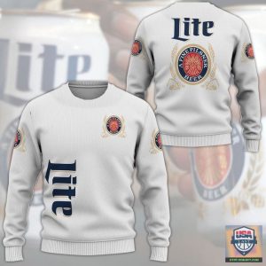 Miller Lite 3D All Over Print Hoodie T-Shirt