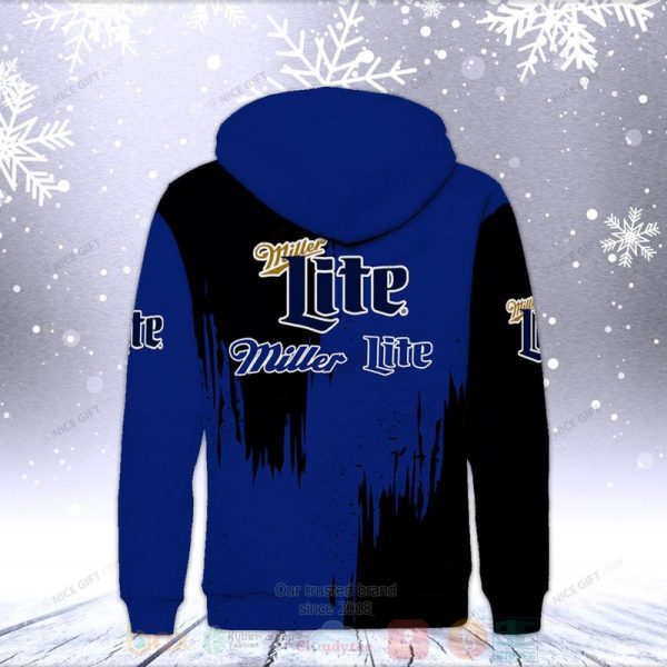 Miller Lite Fleece Zip Hoodie