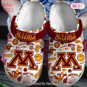 Minnesota Golden Gophers NHL Sport Crocs Crocband Clogs Shoes Comfortable For Men Women and Kids