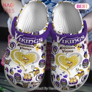 Minnesota Vikings Chant Skol NFL Sport Crocs Crocband Clogs Shoes Comfortable For Men Women and Kids