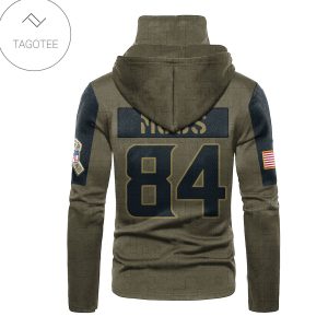 Minnesota Vikings Number 84 Mask Hoodie