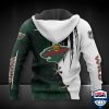 Minnesota Wild Nhl Ver 6 All Over Printed Hoodie