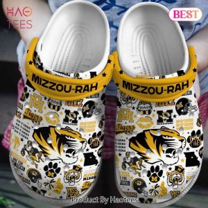 Missouri Tigers NCAA Sport Crocs Crocband Clogs Shoes Comfortable For Men Women and Kids