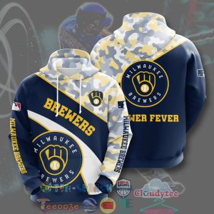 Mlb Milwaukee Brewers Brewer Fever Hoodie 3D