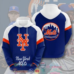 Mlb New York Mets Hoodie 3D