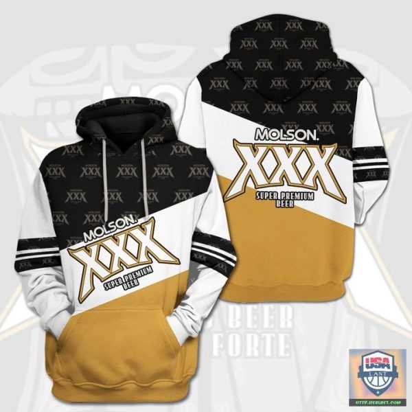 Molson Xxx Super Premium Beer 3D All Over Print Hoodie