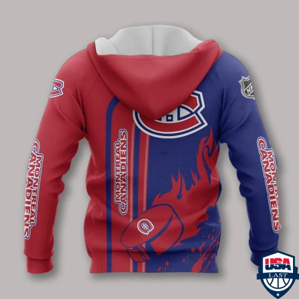 Montreal Canadiens Nhl Ver 1 All Over Printed Hoodie