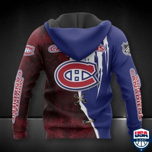 Montreal Canadiens Nhl Ver 10 All Over Printed Hoodie