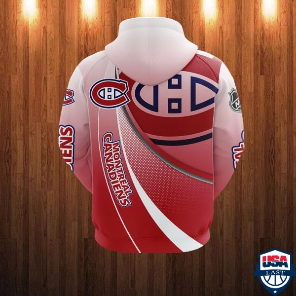 Montreal Canadiens Nhl Ver 2 All Over Printed Hoodie