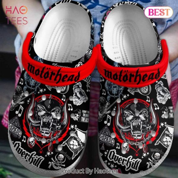 Motorhead Music Crocs Crocband Clogs Shoes Comfortable For Men Women and Kids