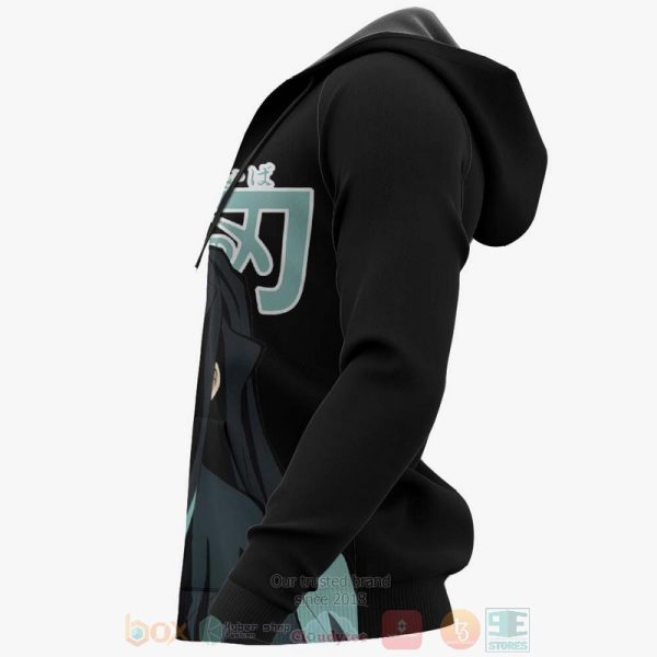 Muichiro Tokito Custom Kimetsu Anime Blue-Black 3D Hoodie